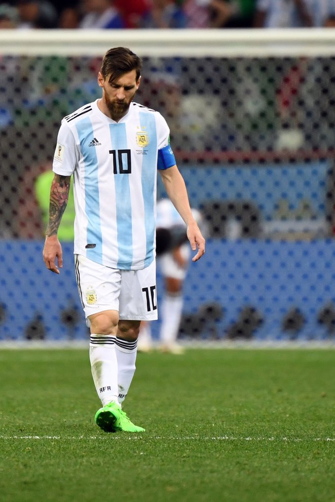 Lionel Messi se nikakor ne more veseliti v dresu argentinske reprezentance. Foto: AFP