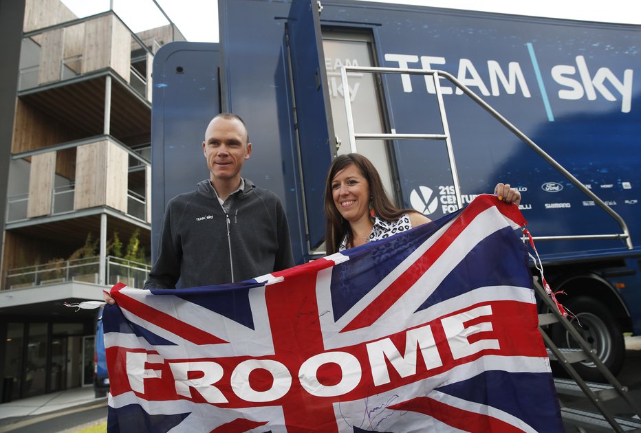 Fotografija: Britanski kolesarski junak Chris Froome se bo na Touru bodel s francoskimi nacionalisti. FOTO: AP