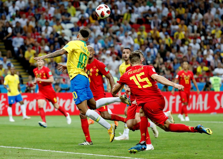 Fotografija: Belgija je premagala Brazilijo z dve proti ena. FOTO: Toru Hanai, Reuters