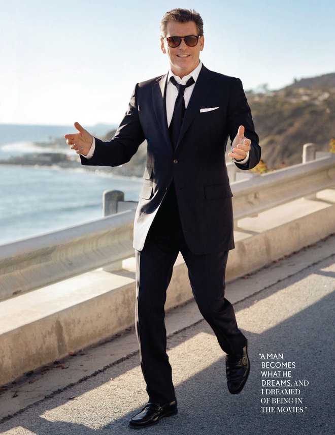 Pierce Brosnan je 007 tudi brez filmskega platna. Foto: Guliver/Getty