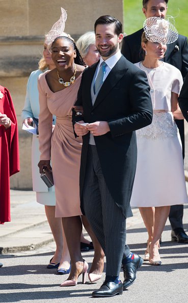 Serena Williams in Alexis Ohanian na poroki princa Harryja in Meghan Markle. FOTO: Getty Images Wireimage