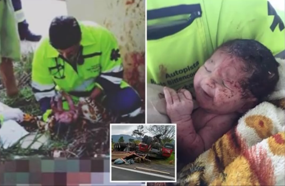 Fotografija: Reševalci so našli mrtvo mamo, nekaj metrov dlje pa so zaslišali otroški jok. FOTO: Youtube
