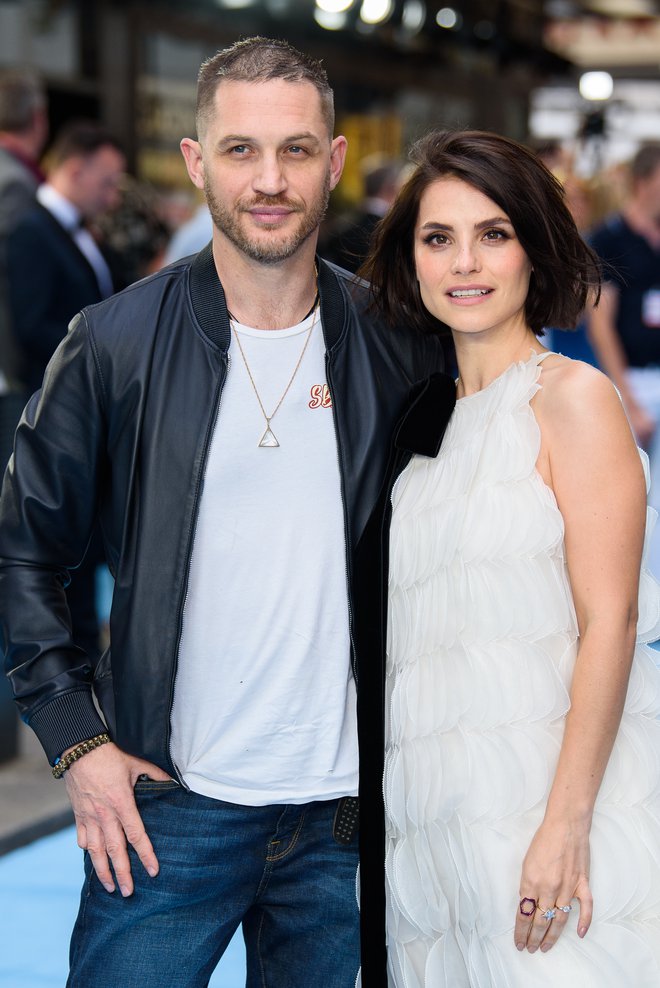 Charlotte Riley in Tom Hardy FOTO: Guliver/Getty Images