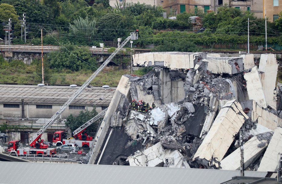 Fotografija: Hude posledice strašne tragedije v Italiji. FOTO: Reuters