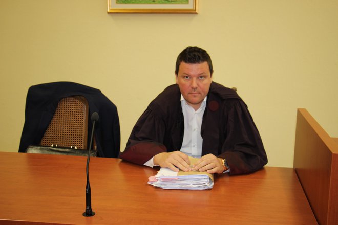 Benjanim Peternelj, zagovornik obtoženega Janeza Trunklja FOTO: Tanja Jakše Gazvoda