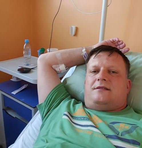 Fotografija: Robert je preživel 45 dni v bolnišnici in poudaril, kako dobro se je počutil kljub slabemu zdravju. FOTO: Facebook