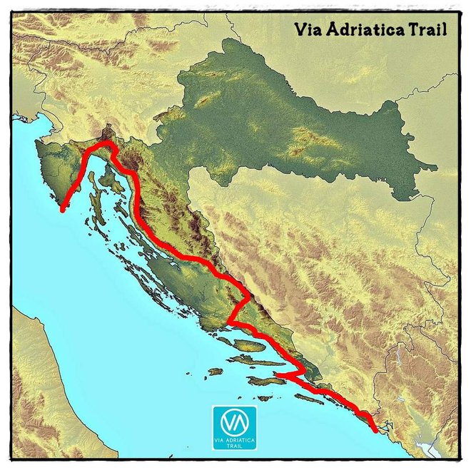 Via Adriatica Trail, 1100 kilometrov dolga pot od Kamenjaka pri Pulju do Prevlake