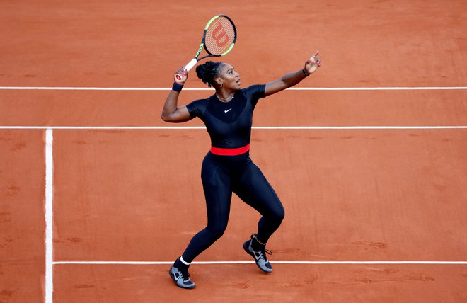 Serena Williams na OP Francije. FOTO: Reuters