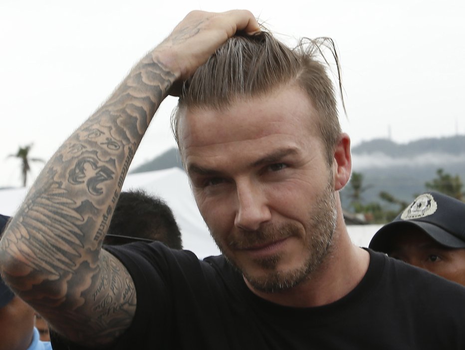 Fotografija: Nekdanji angleški nogometni kapetan David Beckham. FOTO: Reuters