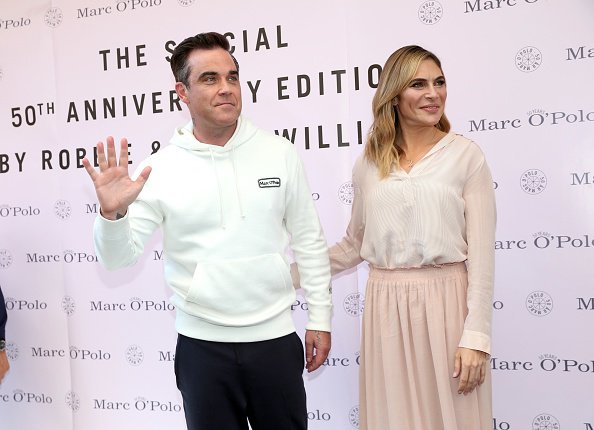 Fotografija: Robbie Williams in žena Ayda Field sta dobila tretjega otroka. FOTO: Getty Images