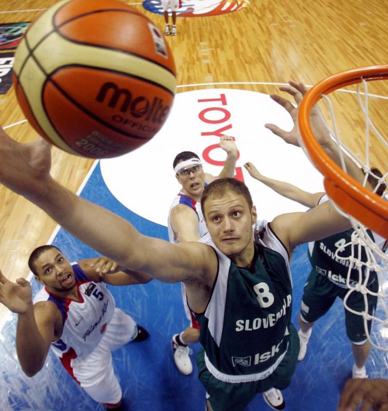 Fotografija: Rašo Nesterović je manjkal na EP leta 2003. FOTO: FIBA