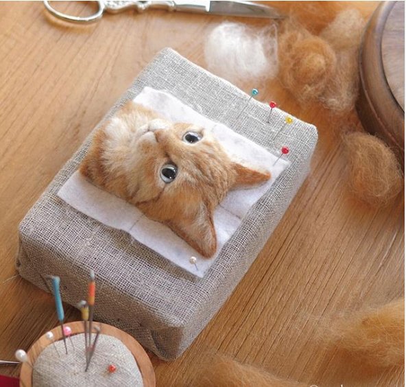 Fotografija: Izdelava mačke je dolgotrajen proces. FOTO: Instagram