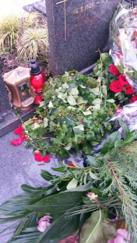 Takole je na grobovih kakšna dva ali tri dni po pogrebu, ko so cvetje že pomalicale srne. Foto: bralka Urška