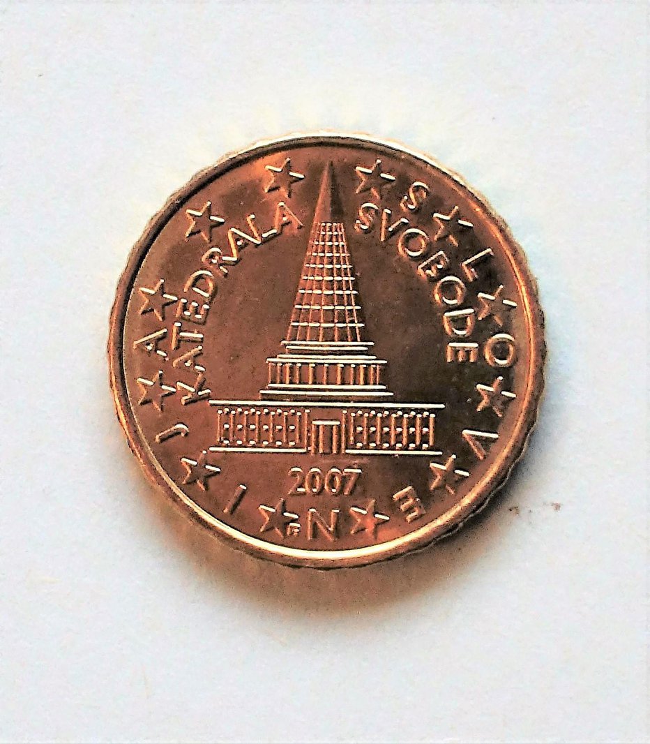 Fotografija: Slovenski kovanec za 10 centov