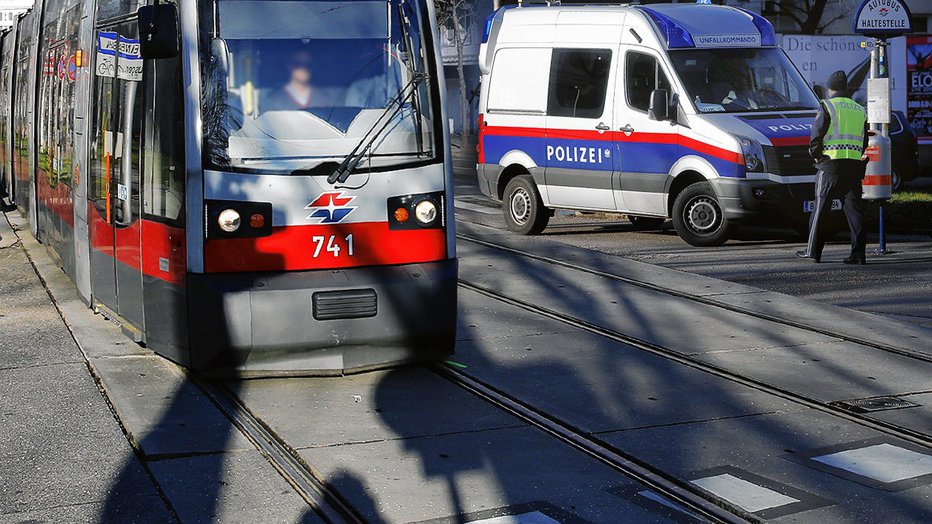 Fotografija: Zaradi Slovenca je obstal dunajski tramvaj. FOTO: Krone