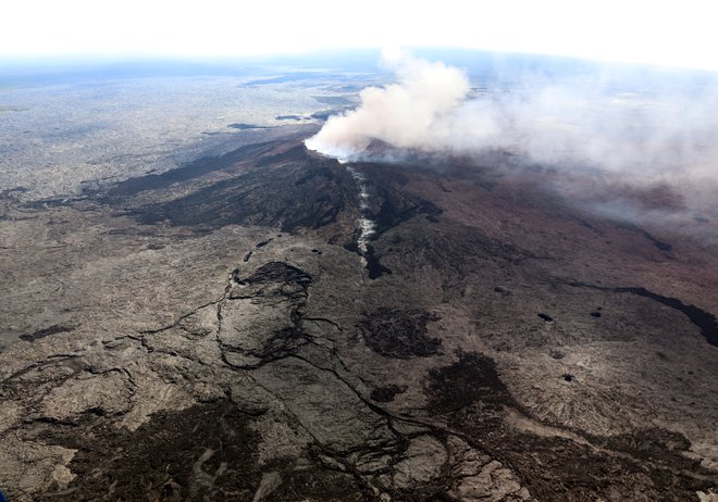 Kilauea na Velikem otoku je eden od najaktivnejših ognjenikov na svetu. FOTO. Reuters