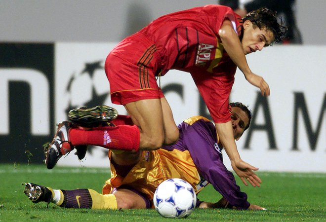 Kot igralec se je Ante z NK Maribor prebil v ligo prvakov in leta 1999 zabil gol proti Kijevu. FOTO: Reuters
