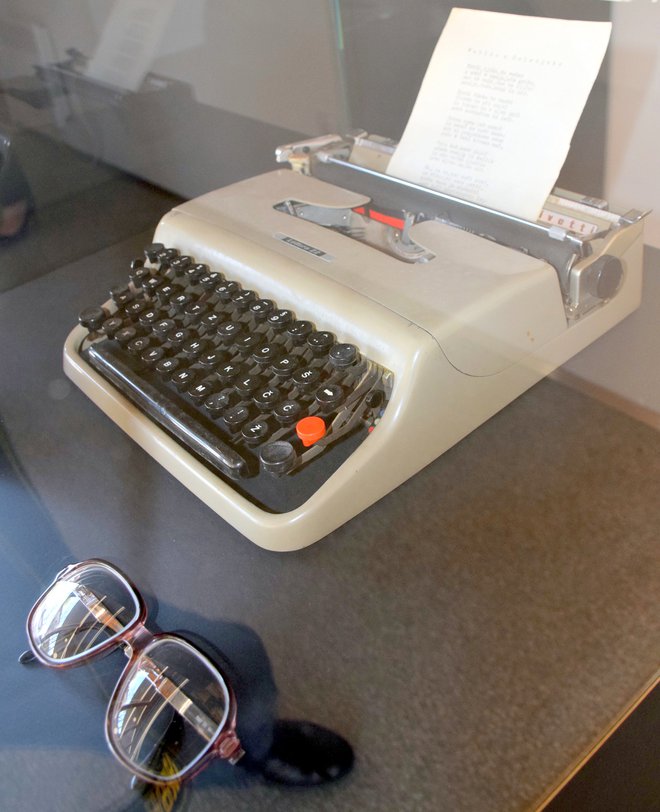 Pavčkov pisalni stroj Foto: Boris Dolničar