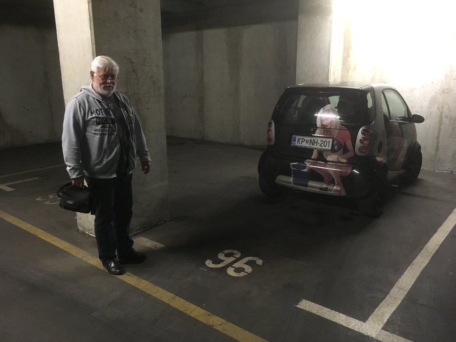 Fotografija: Silvo Gombač je pošteno plačal parkirno mesto.