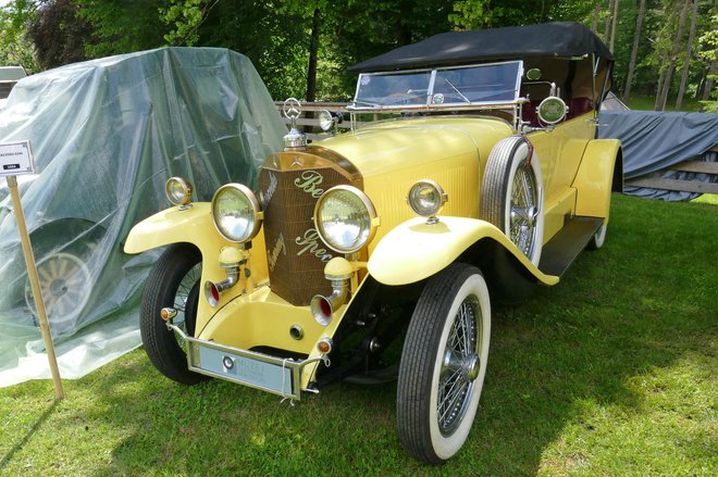 Mercedes 6240, letnik 1924, je prišel iz Muzeja starodobnikov Presečki.