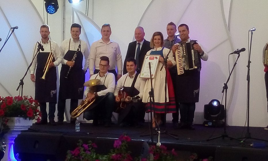 Fotografija: Prleški kvintet je v nedeljo v Oplotnici postal absolutni zmagovalec festivala.