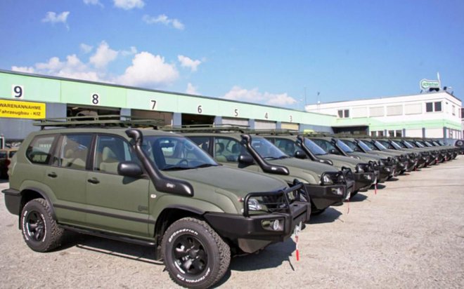 Toyote za našo vojsko predelajo Avstrijci v sodelovanju s Slovenci. FOTO: Achleitner.com