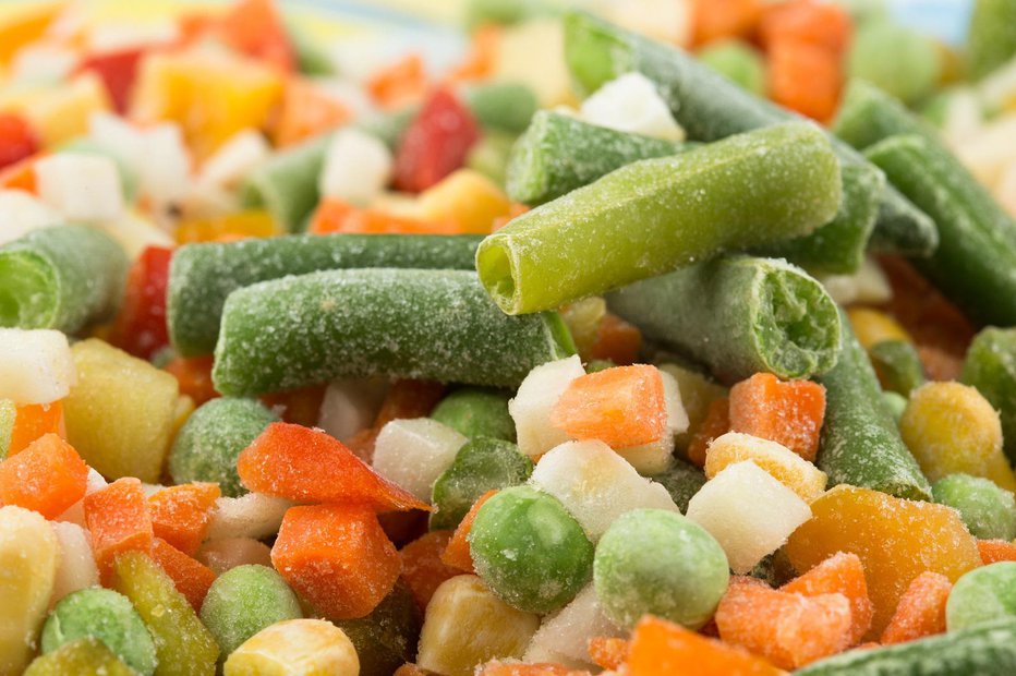 Fotografija: Zamrznjena zelenjava velikokrat vsebuje več hranljivih snovi od sveže. FOTO: Thinkstock