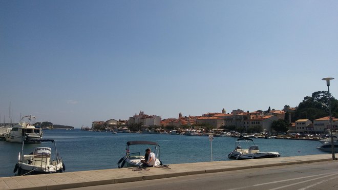 The sea, the sun and the town of Rab, where a beautiful museum of sweet island specialties was opened a few years ago.