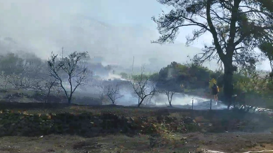 Fotografija: Požar na Pelješcu se širi v notranjost. FOTO: Facebook, Tonči Antun, zaslonski posnetek