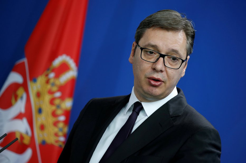 Fotografija: Aleksandar Vučić je ukazal srbski vojski najvišjo stopnjo bojne pripravljenosti. FOTO: Reuters