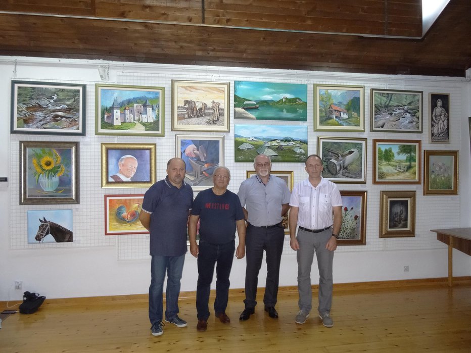 Fotografija: Martin Čater, Dragan Podovac, Ivo Brodej in Robert Podpečan FOTO: Osebni arhiv