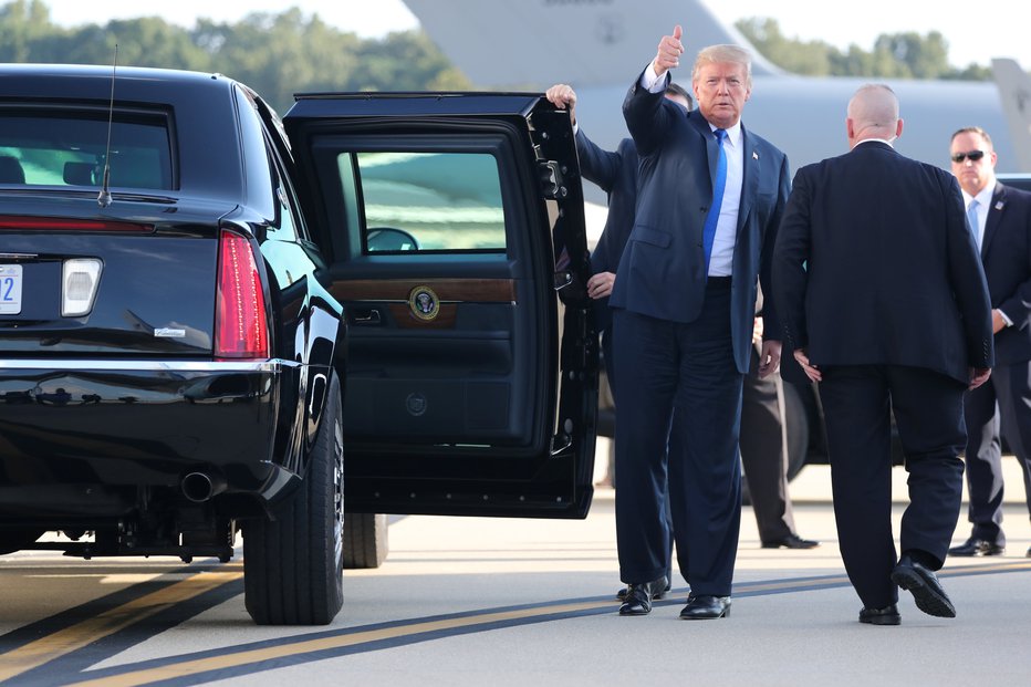 Fotografija: Ameriški predsednik Donald Trump. FOTO: Jonathan Ernst, Reuters