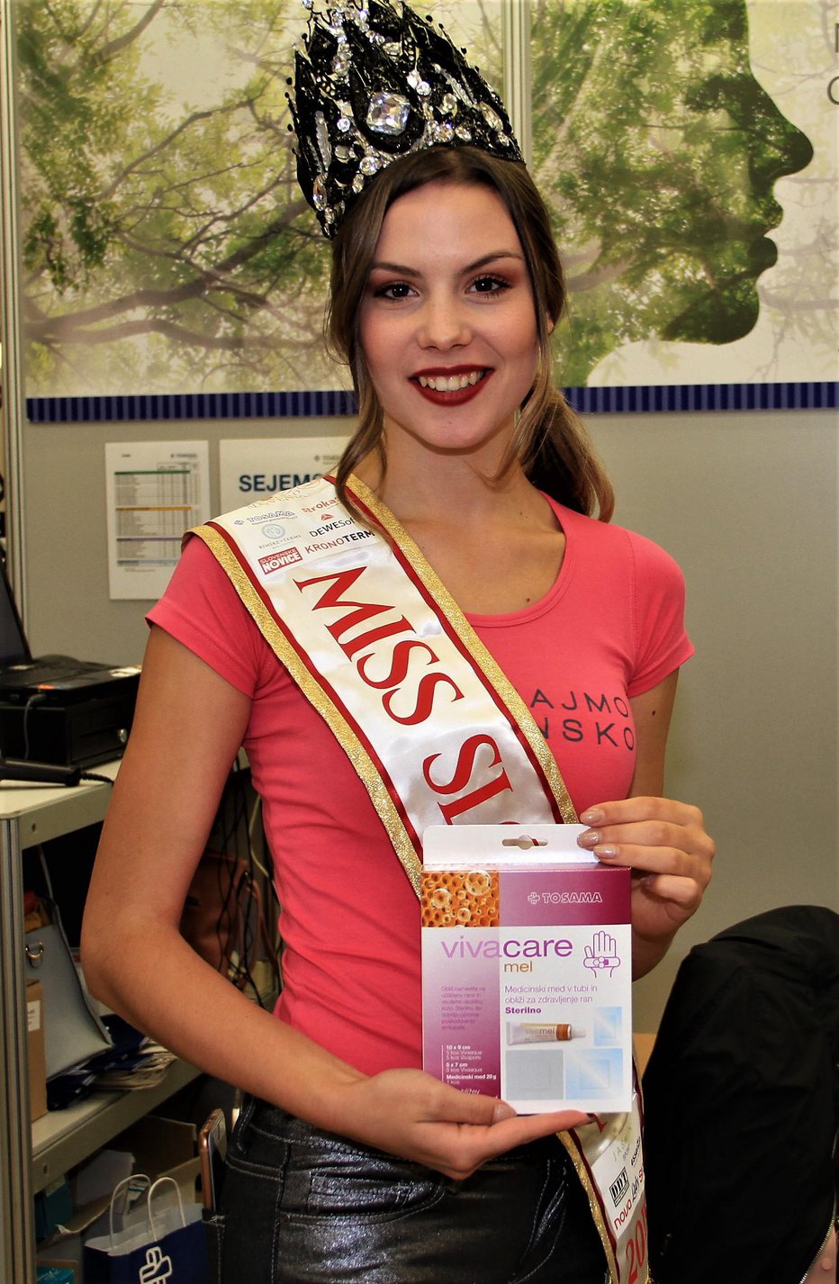Fotografija: Miss Slovenije Lara Kalanj je promovirala zdravje in lepoto.