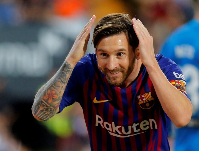 Lionel Messi v dresu Barcelone je ena, v dresu Argentine pa povsem druga zgodba. FOTO: Reuters