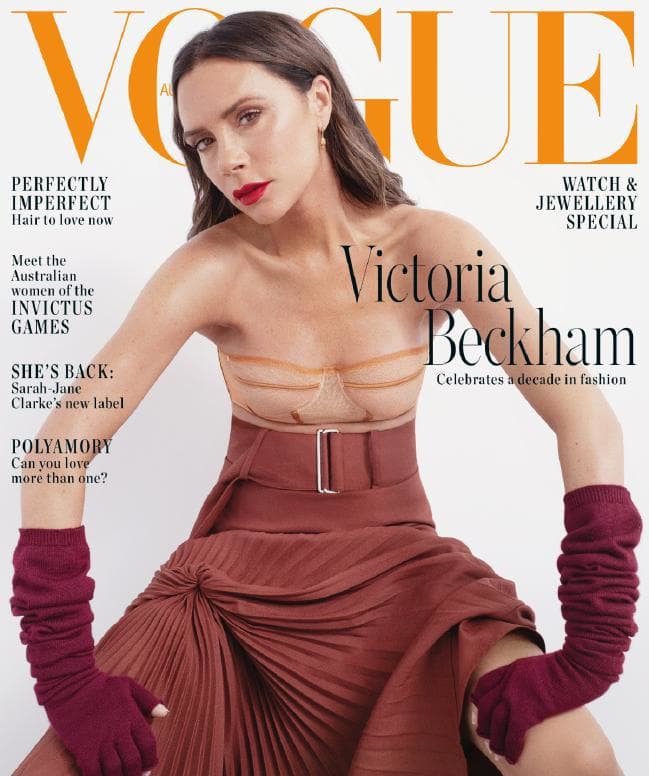 Victoria Beckham na naslovnici znamenite modne revije Vogue. FOTO: Twitter, Victoria Beckham