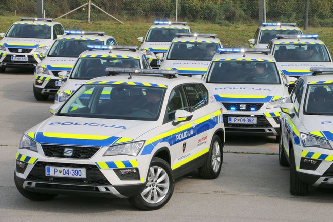 Policijska vozila. FOTO: Policija