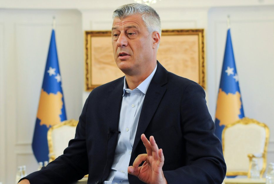 Fotografija: Predsednik Kosova Hashim Thaci. FOTO: Reuters