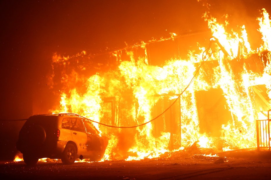 Fotografija: Požar v Kaliforniji. FOTO: Stephen Lam, Reuters