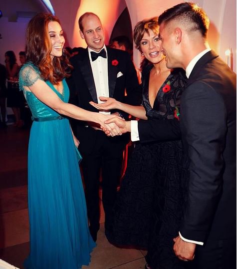 Fotografija: Aljaž Škorjanec je spoznal Kate Middleton in princa Williama. FOTO: Instagram