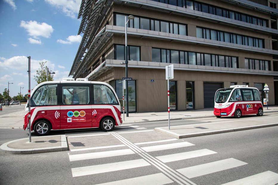 Fotografija: Dva samovozeča avtobusa bosta od aprila 2019 vozila po Dunaju. FOTO: Wiener Linien, Manfred Helmer