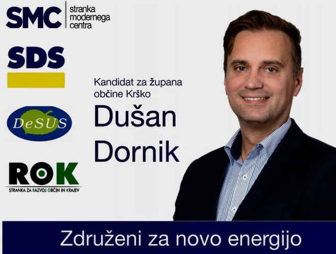 Dupan Dornik s podporo. FOTO: Facebook, posnetek zaslona