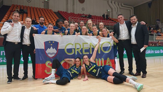 Slovenske košarkarice so vnovič med evropsko elito. Foto: KZS