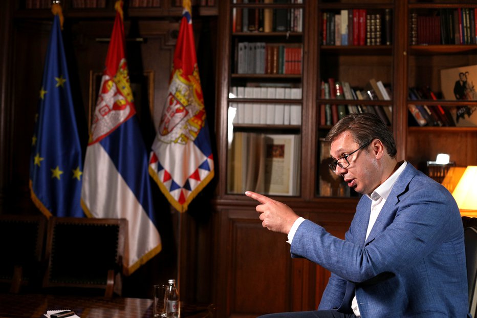 Fotografija: Srbski predsednik poziva k protestom. FOTO: Reuters