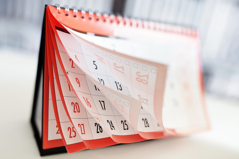 Fotografija: Prihodnje koledarsko leto prinaša natanko ducat dela prostih dni, ki bodo med delovnim tednom. FOTO: Press