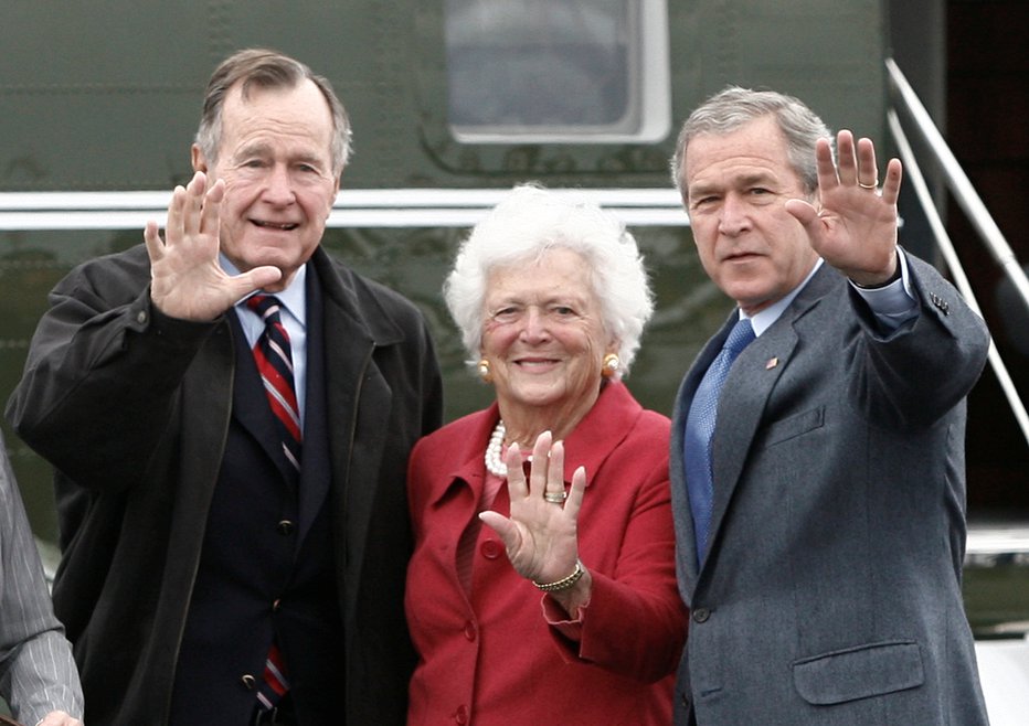 Fotografija: Družina Bush. FOTO: Reuters
