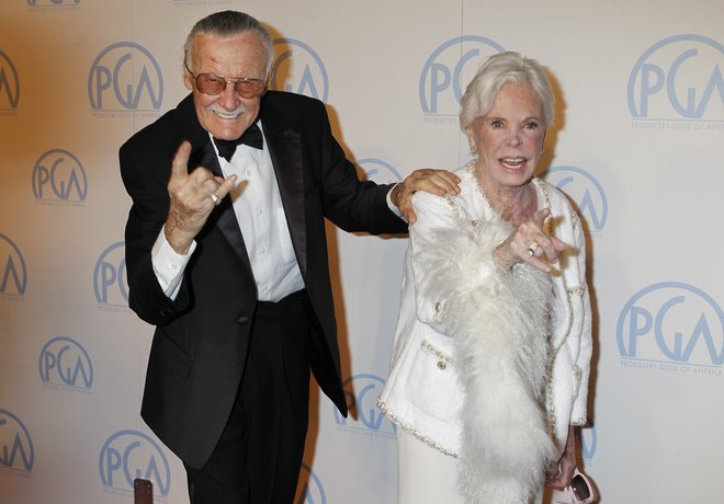 Stan Lee z ženo Joan FOTO: REUTERS