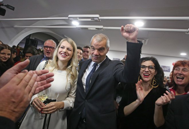 Saša Arsenovič, zmagovalec lokalnih volitev v Mariboru. FOTO: Tadej Regent, Delo