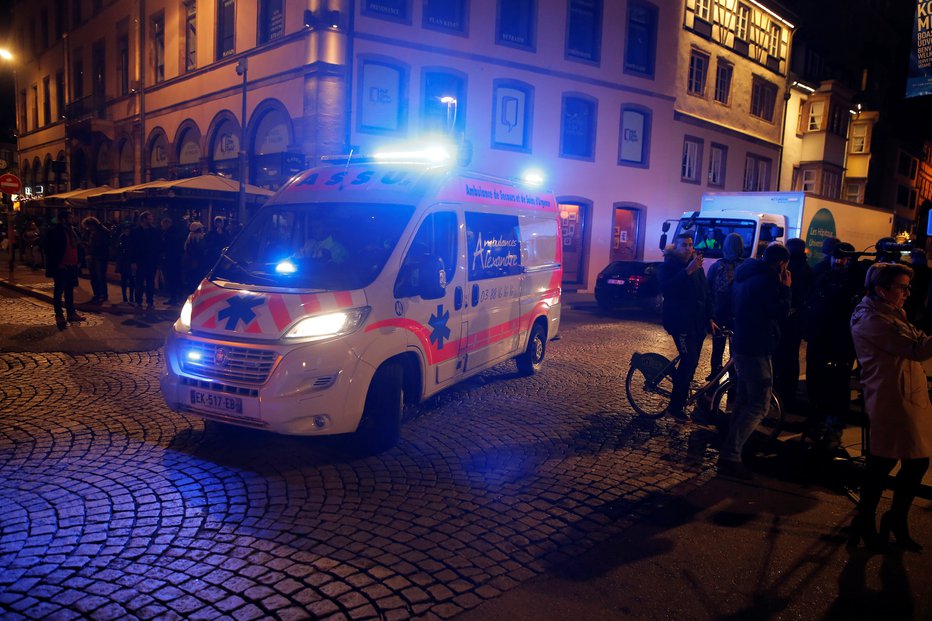 Fotografija: Streljanje v Strasbourgu. FOTO: Reuters