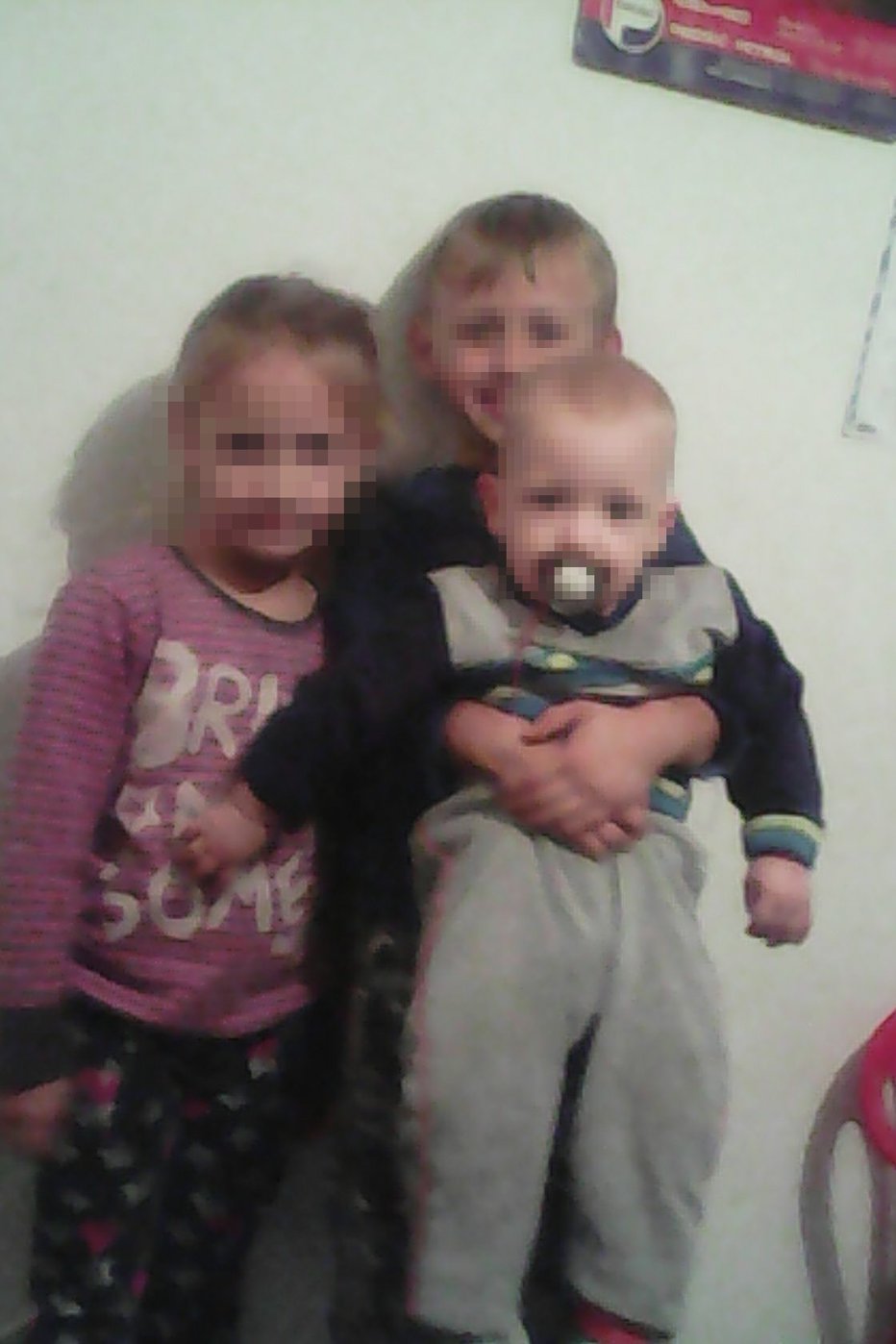 Fotografija: Otroci žrtve Admirja Sovića. FOTO: Facebook