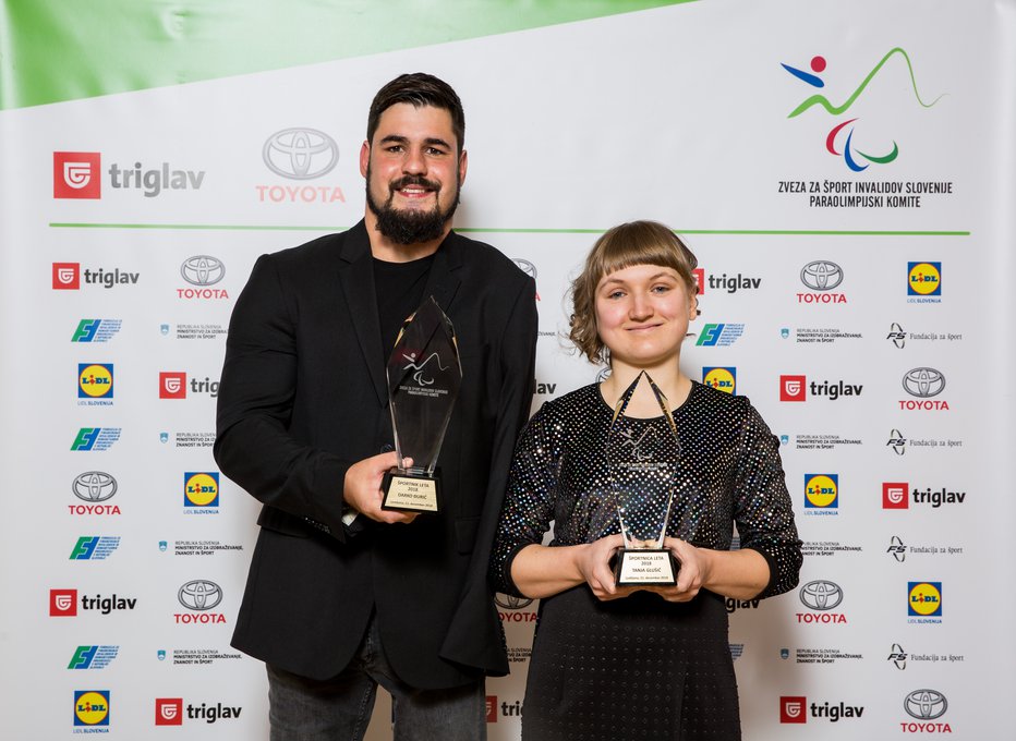 Fotografija: Darko Đurić in Tanja Glušič zasluženo najboljša v letu 2018 FOTO: Sportida/ZŠIS-POK